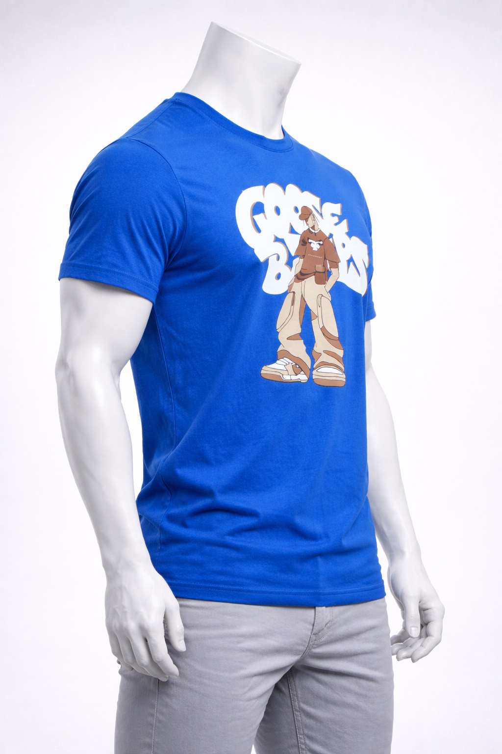 Style blue T-shirt