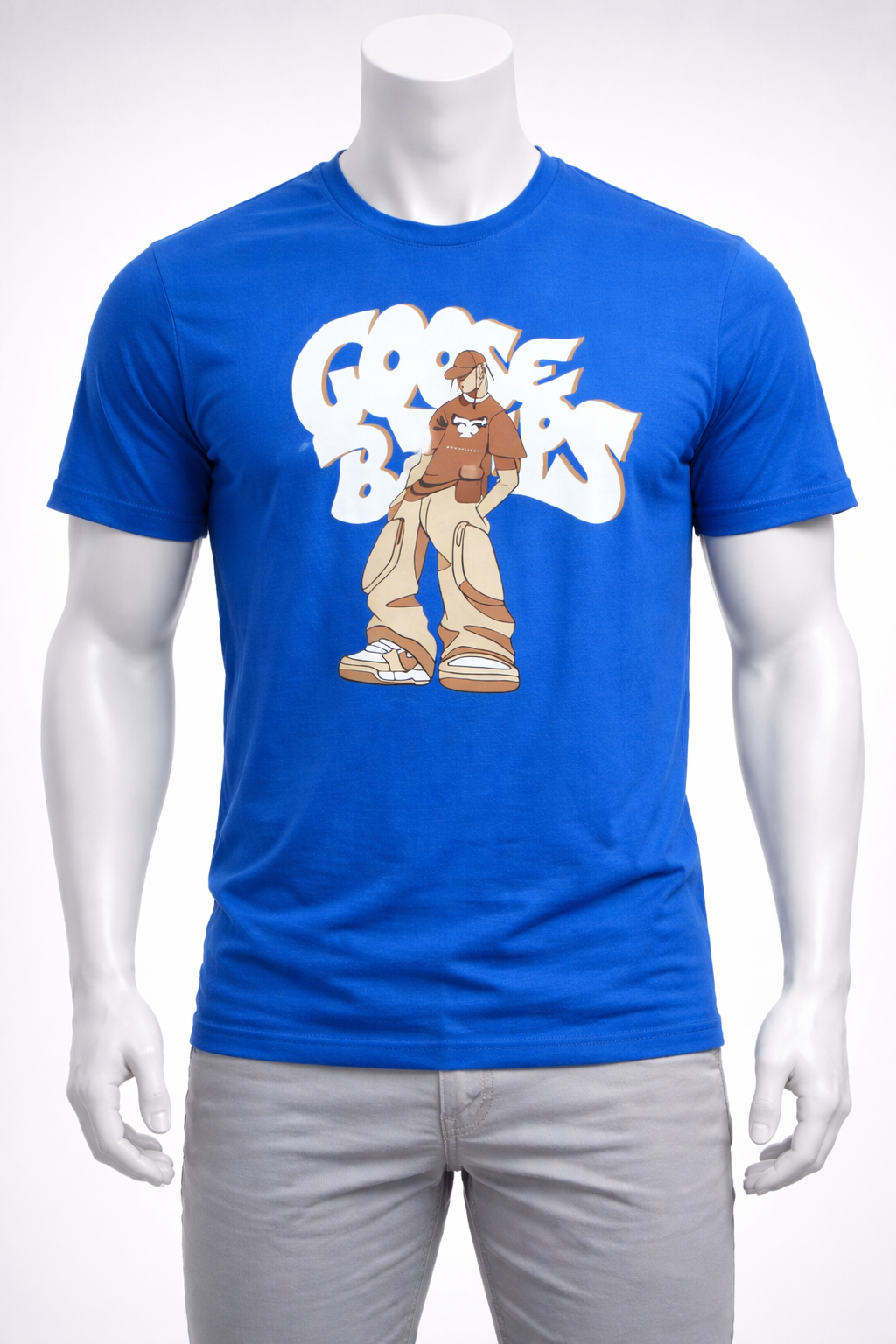 Style blue T-shirt