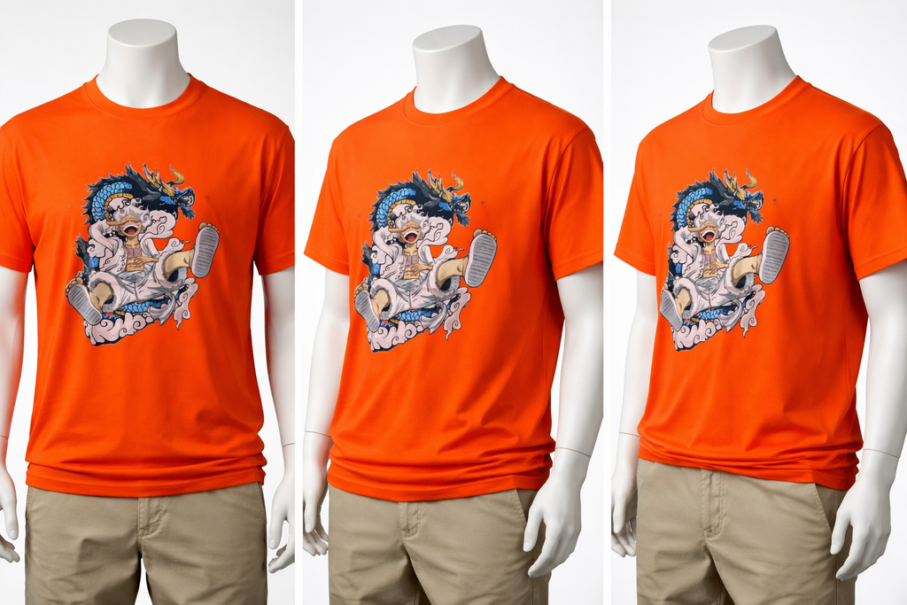 Orange Luffy tshirt